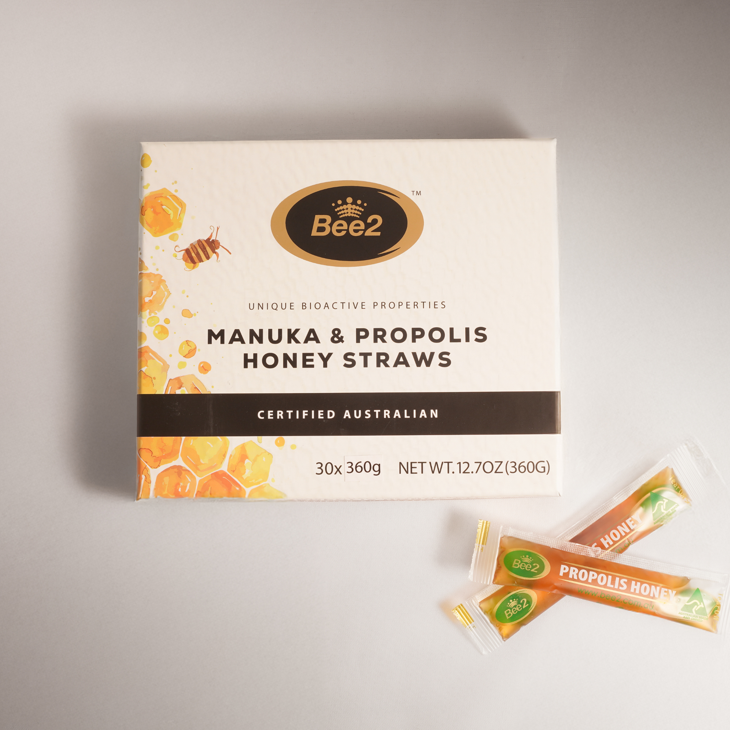 Propolis & Manuka Honey Straws (MGO300) 30 Straws