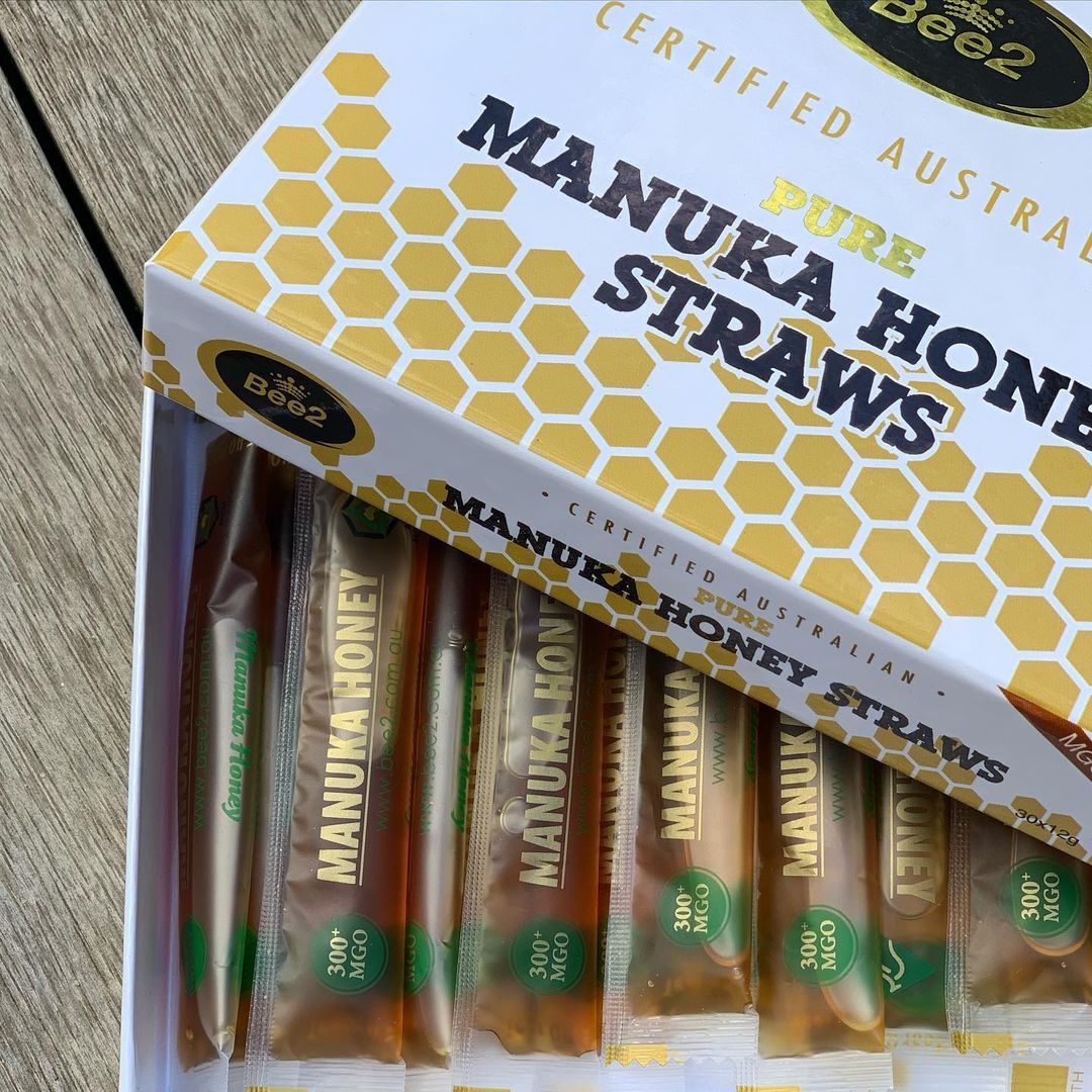 Bee2 Australian Manuka Honey Straws MGO 300+